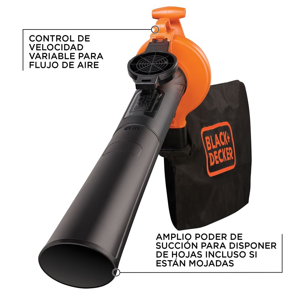 Aspirador Soprador Elétrico 2500W Black+Decker BV25B2 220V