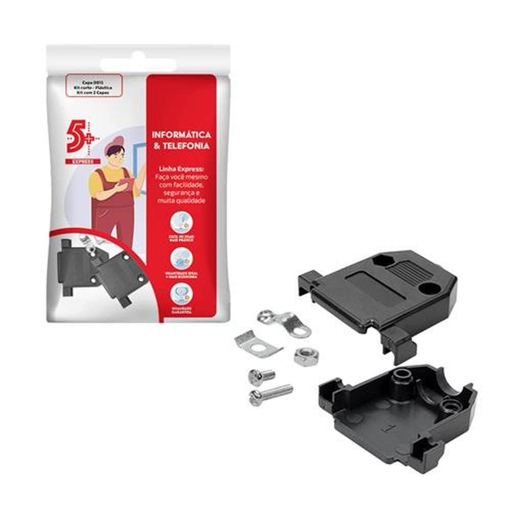 Capa Db-15 - Kit Curto - Plastica - Kit Com 2 Capas
