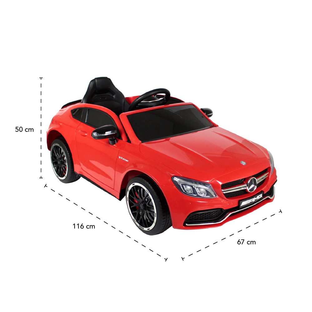 Carro Elétrico Mercedes-Benz C63s 12V Vermelho Bel