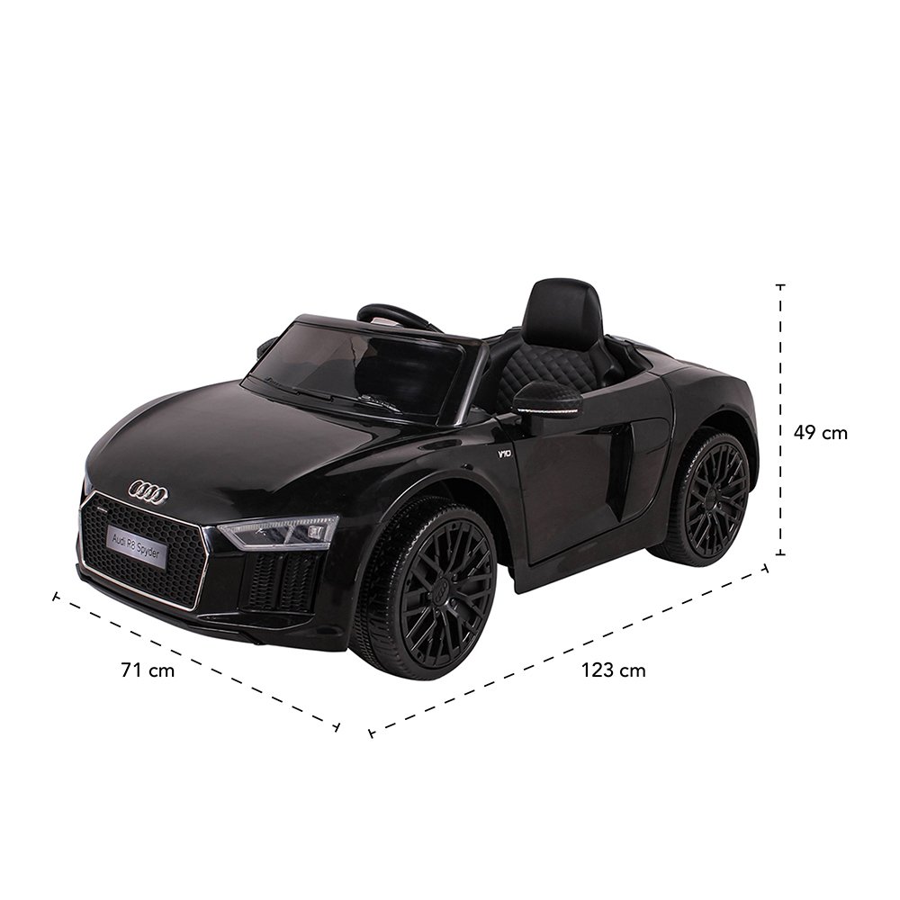 Carro Audi R8S Elétrico 12V Preto Bel