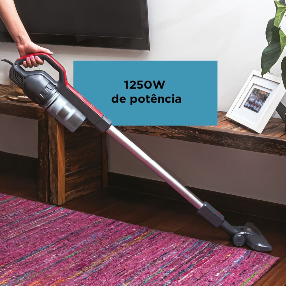 Aspirador Ciclônico 2 em 1 AVT12 Vertical e Portátil de Longo Alcance 1250W - 127V