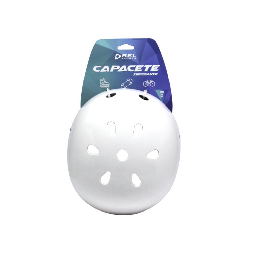 Capacete Pro Classic em ABS Branco Bel