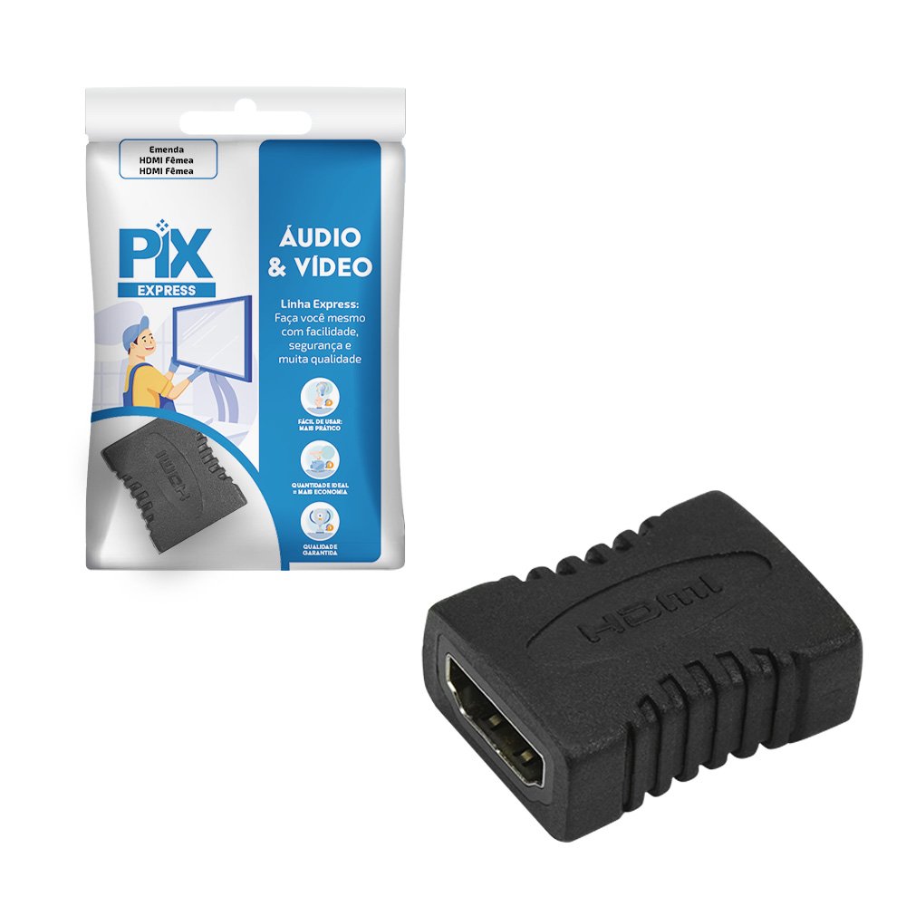 Emenda HDMI Femea / HDMI Femea