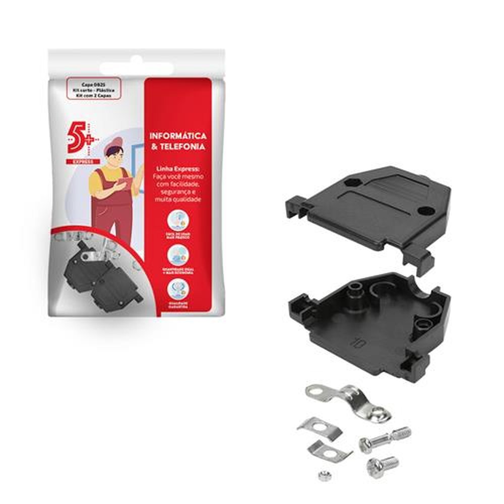 Capa Db-25 - Kit Curto - Plastica - Kit Com 2 Capas