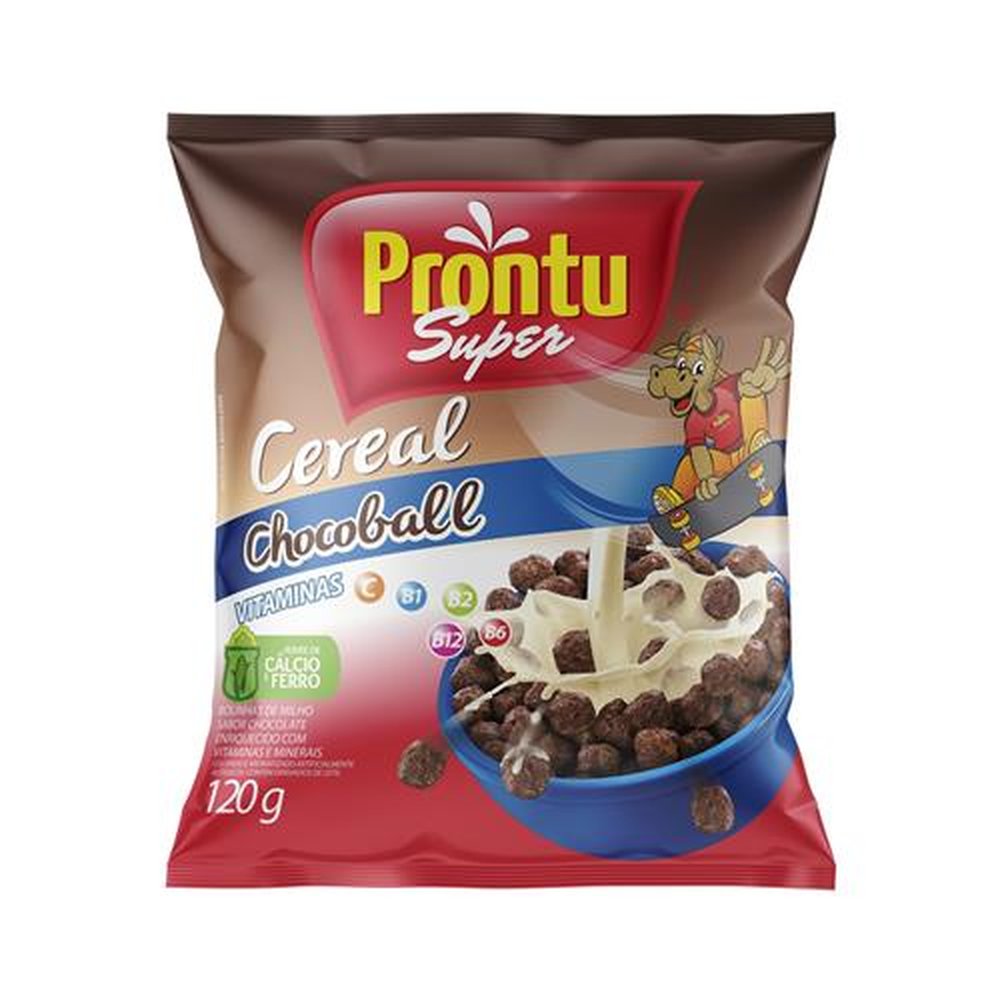 Cereal Matinal Prontu Super Chocoball 7x120g