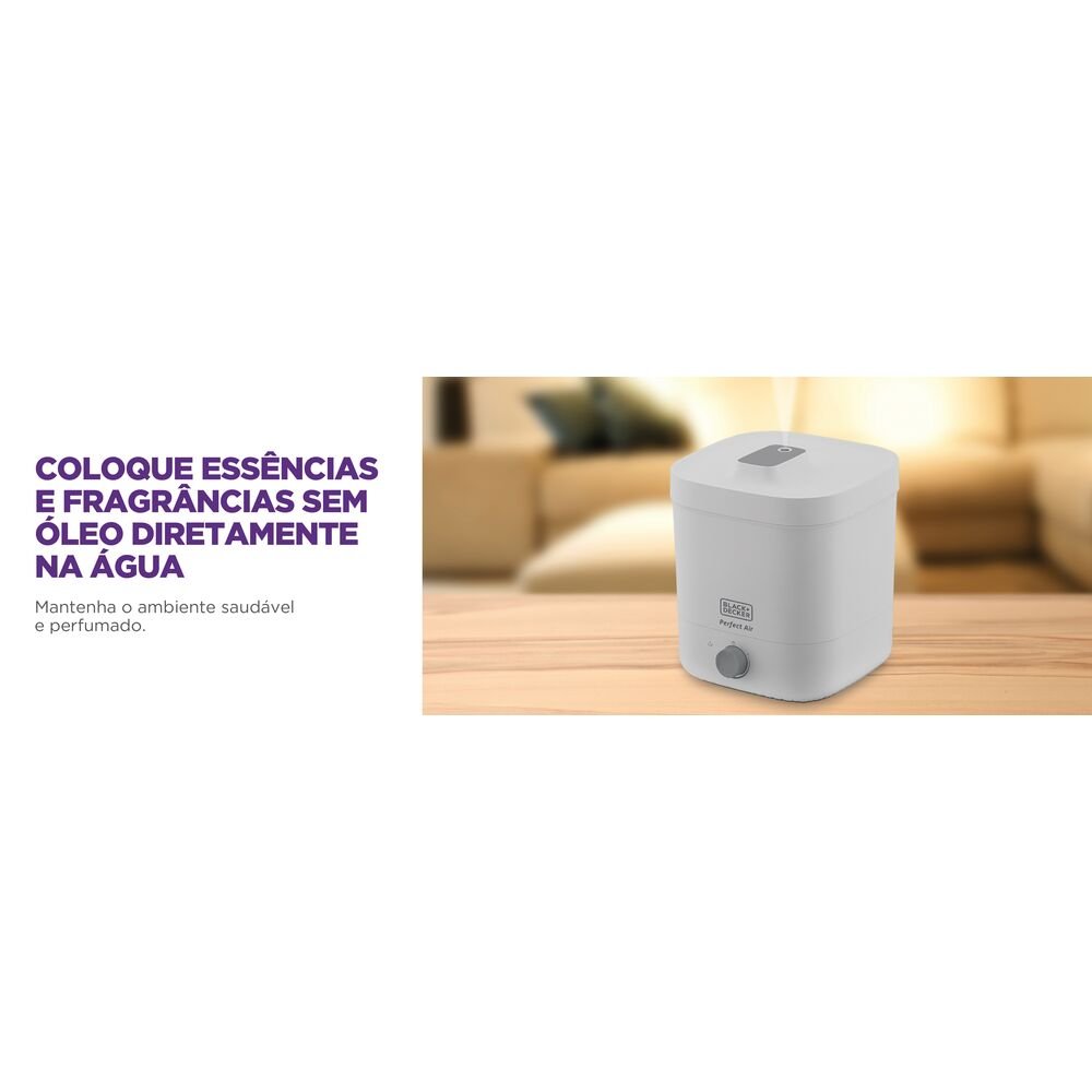 Umidificador Ultrassonico 4 Litros Black+Decker Bivolt
