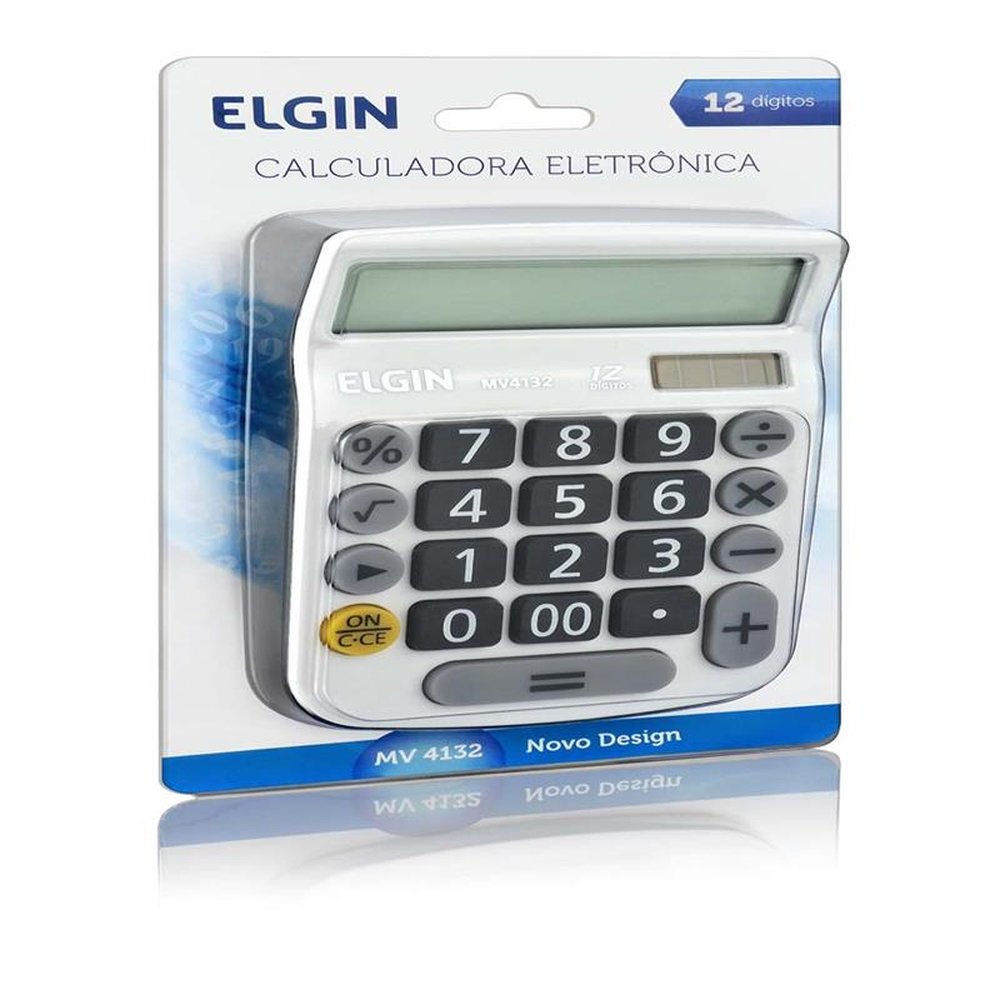 Calculadora de Mesa Elgin 12 digitos MV4132 Branca