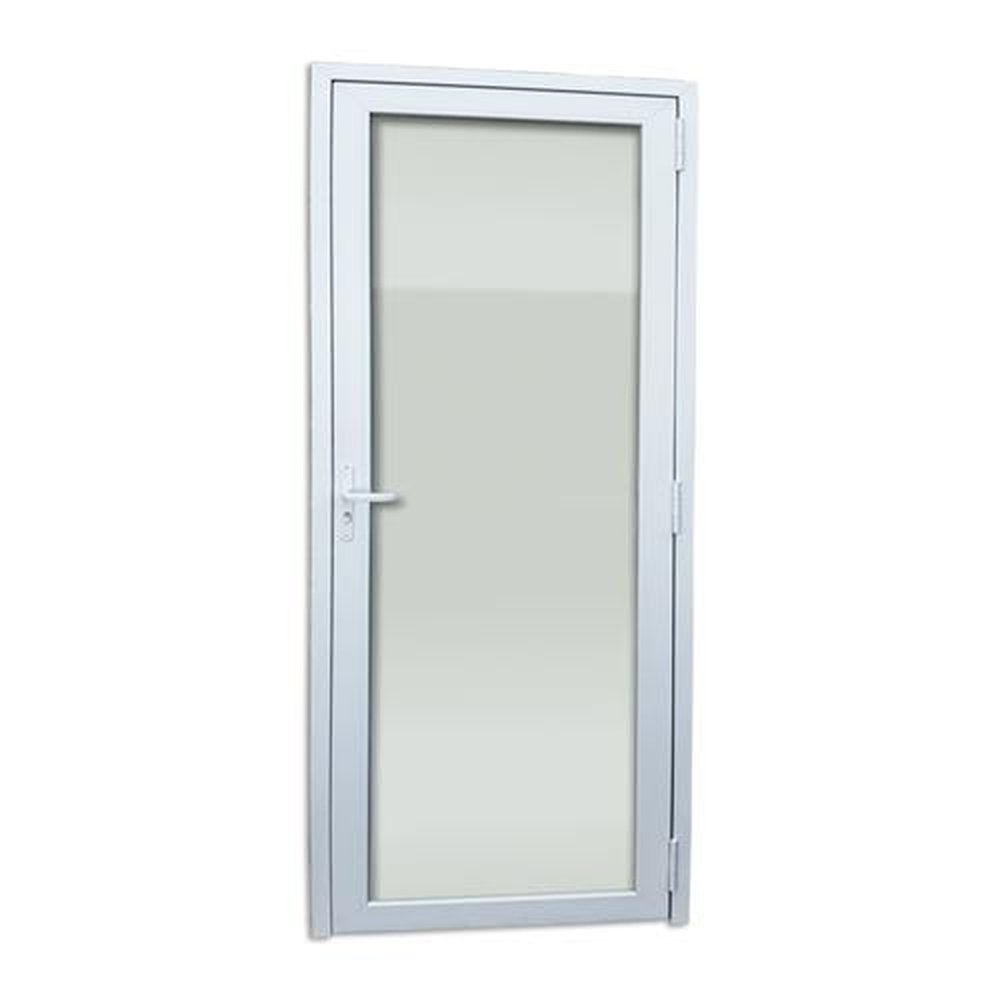 Porta 1 Vidro Temperado. Pvc Itec 216 X 90 Lado Esquerdo
