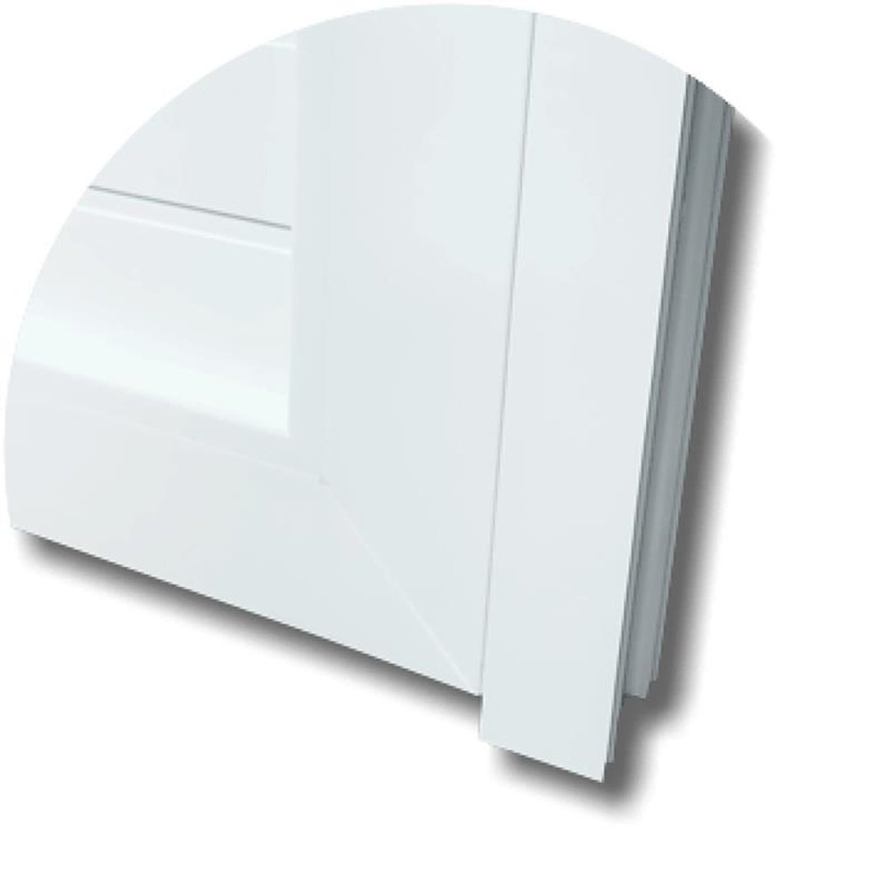 Porta 1 Vidro Temperado. Pvc Itec 216 X 90 Lado Esquerdo