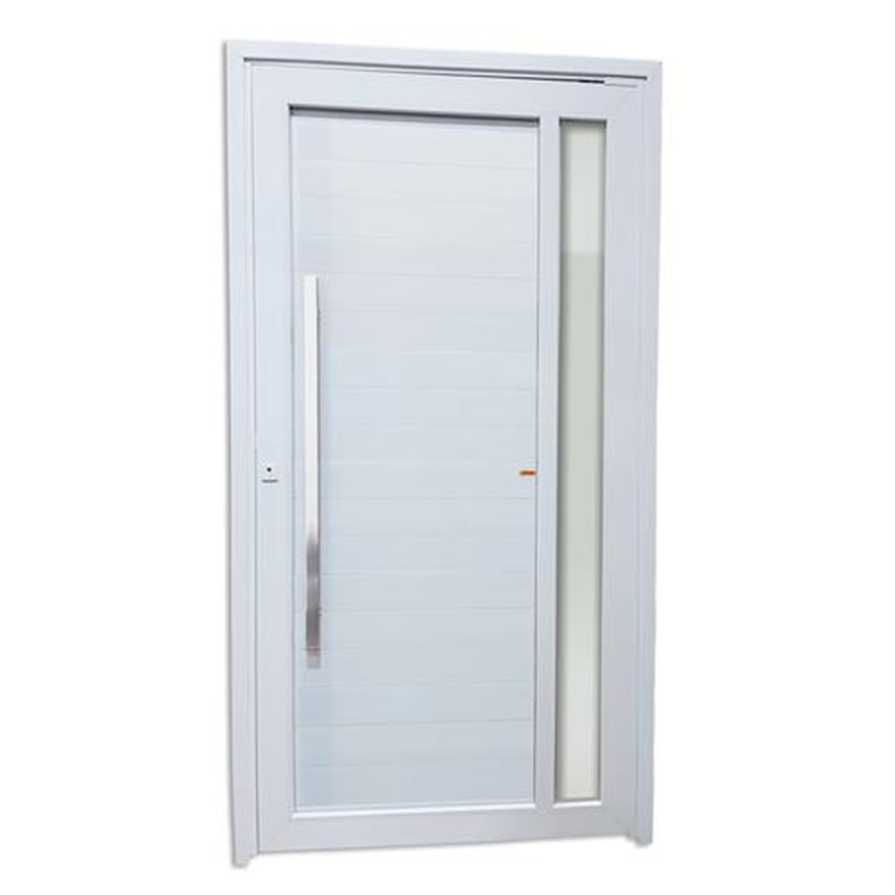 Porta Pivotante Visione Pvc Tecplus100 216 X 120 Lado Esquerdo