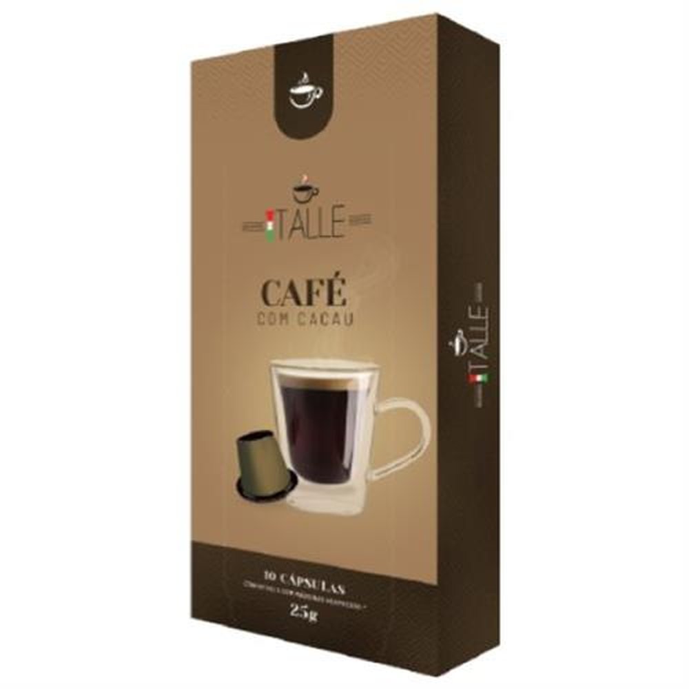 Café Cacau Italle Com 10 Cápsulas Compatível Com Nespresso Caixa com 18