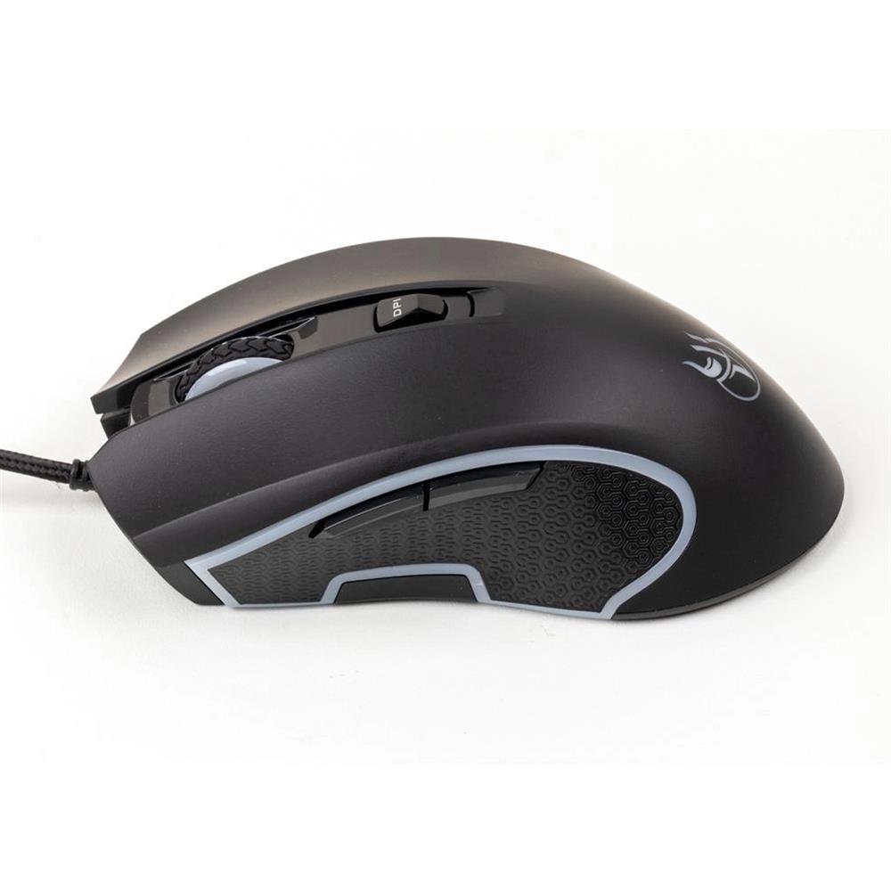 Mouse Gamer Kross Valhalla USB 6.400 dpi Preto KE-MG200