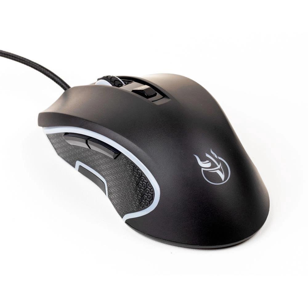 Mouse Gamer Kross Valhalla USB 6.400 dpi Preto KE-MG200