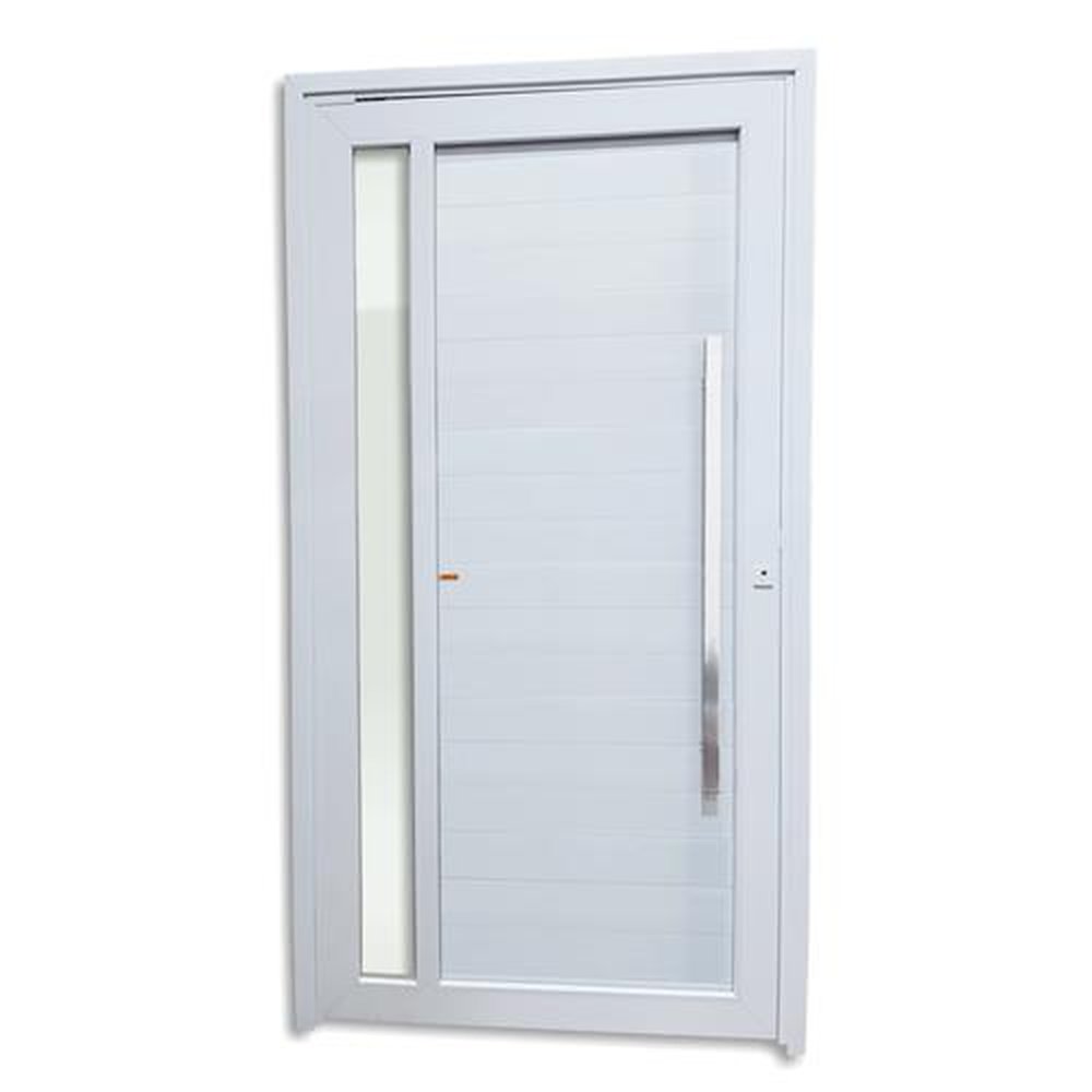 Porta Pivotante Visione Pvc Tecplus100 216 X 120 Lado Direito