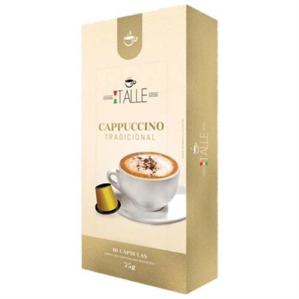 Cappuccino Italle com 10 Cápsulas Compatível Com Nespresso Caixa Com 18