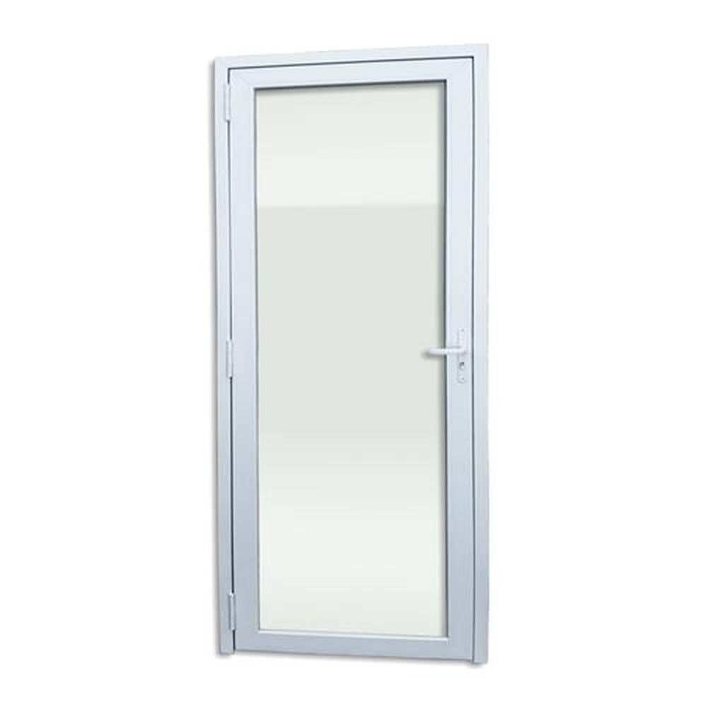 Porta 1 Vidro Temperado. Pvc Itec 216 X 80 Lado Direito
