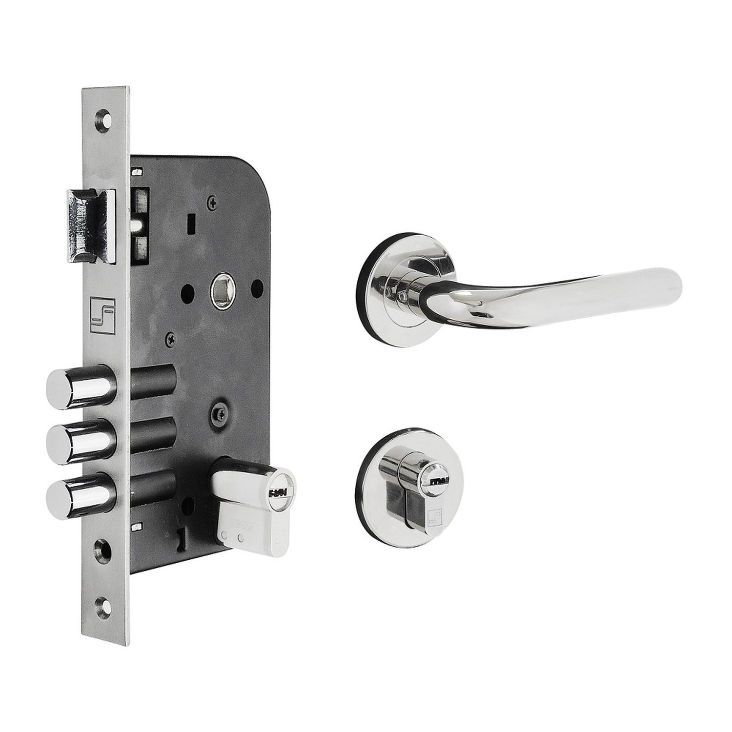 Fechadura de Embutir Reforçada de Alta Segurança Modelo F13R - Fortezza