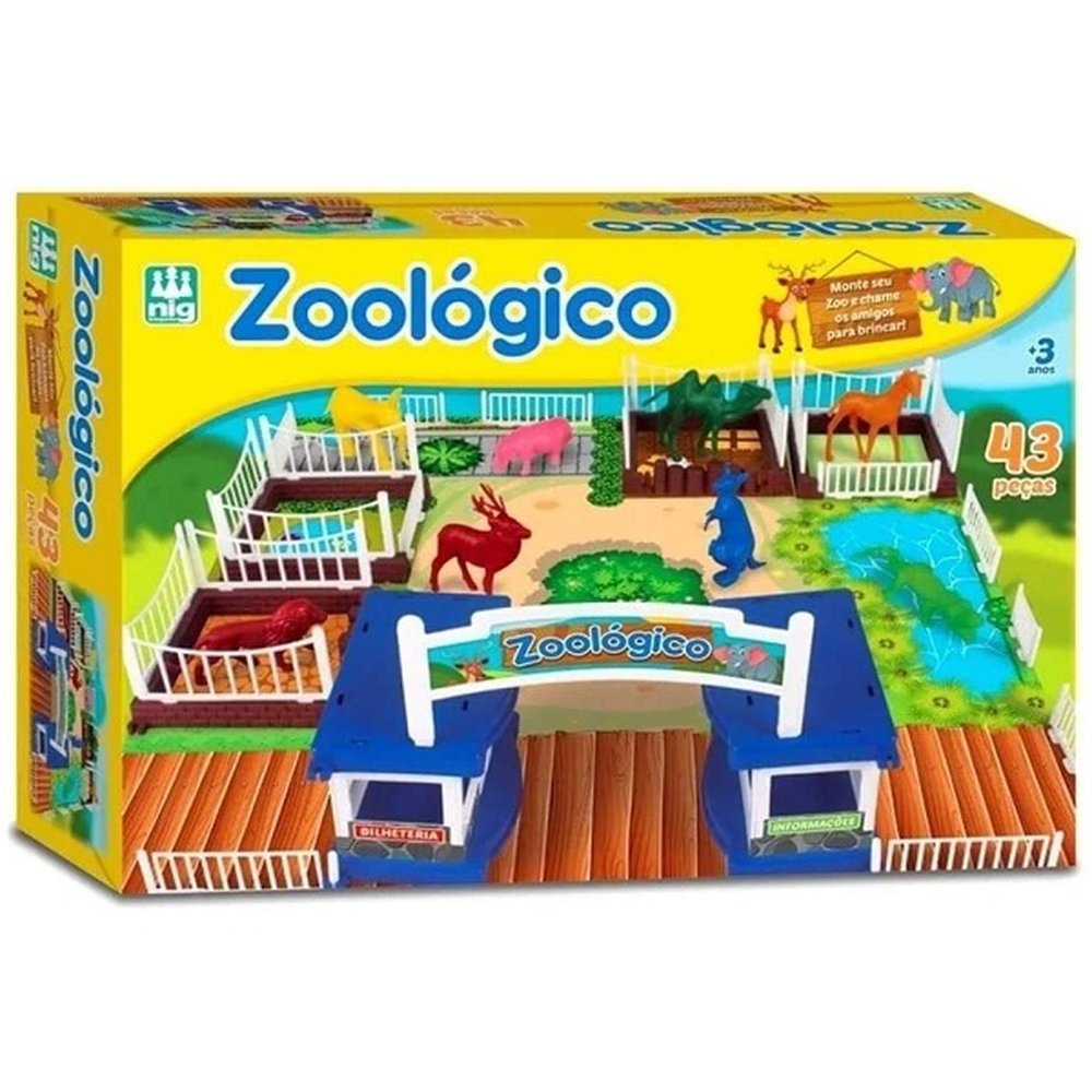 Jogo Zoologico NIG Brinquedos 0234