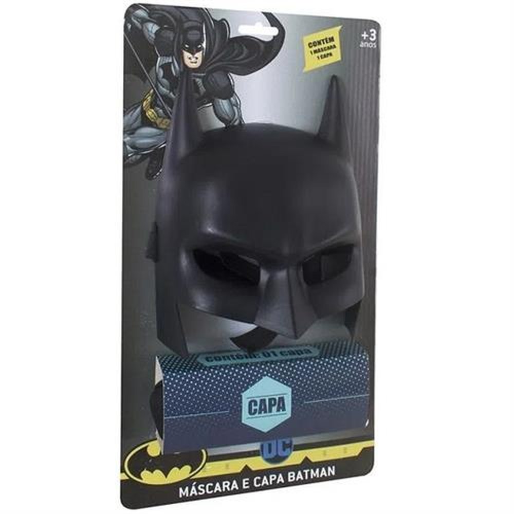 Fantasia Acessório Batman Máscara E Capa