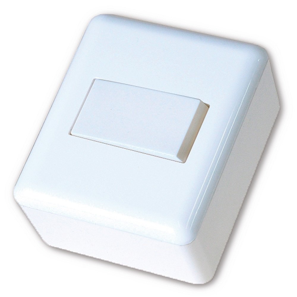 Interruptor Home Overlap 1 Tecla Simples - Branco - B.Lux (Cx 10)