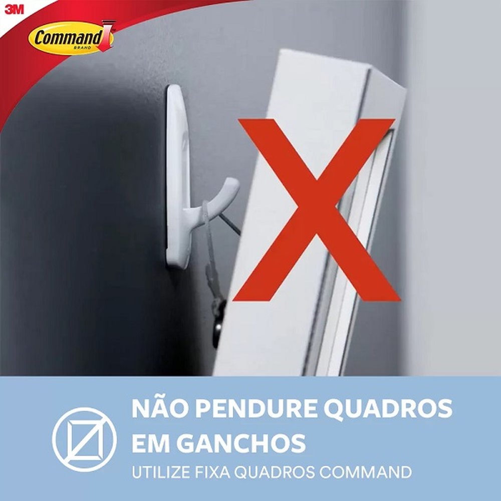 Gancho Adesivo Command Mini ATE 225G 6 Unidades 3M