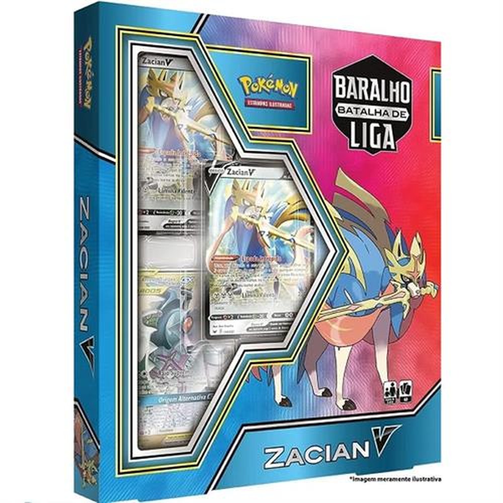 Pokemon BOX Batalha de Liga Zacian Copag 85641