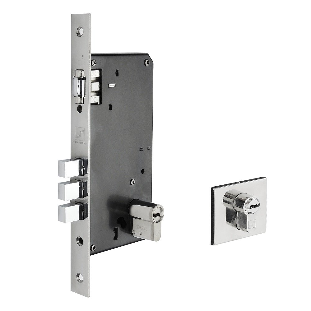 Fechadura Rolete Reforçada e de alta Segurança modelo F7L ¿ Fortezza