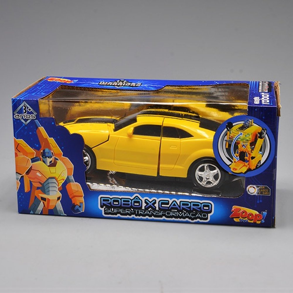 Robot Warriors Robo X Carro Amarelo Zoop TOYS ZP00674