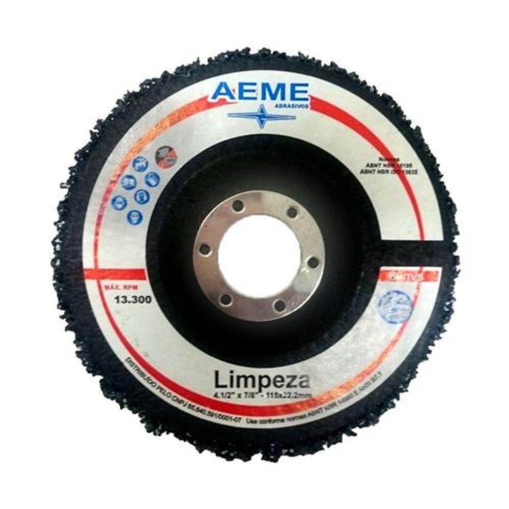 Disco Flap Aeme de Limpeza e Remoção 4.1/2" x 7/8" CSD FVR