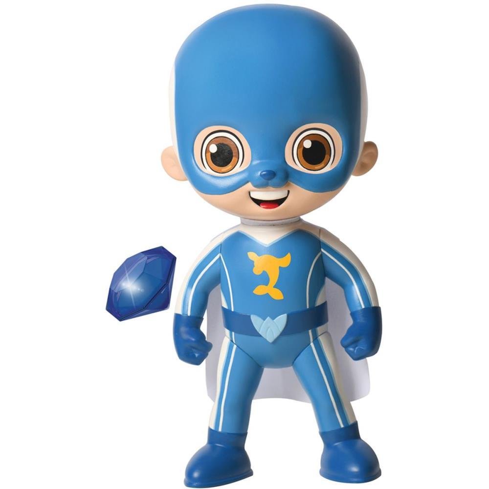 Boneco E Personagem Aventureiros Super Foca 27Cm Com Pedra Do Poder