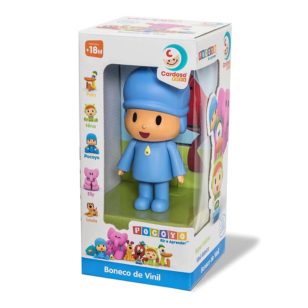 Boneco De Vinil Pocoyo Cardoso Toys Ref 0275