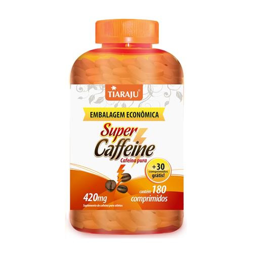 Super Caffeine 420Mg 180+30 Comprimidos - TIARAJU