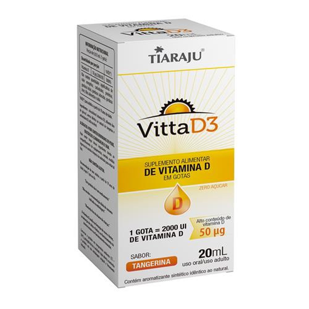 Vitta D3 Gotas 20Ml Tangerina Adulto - TIARAJU