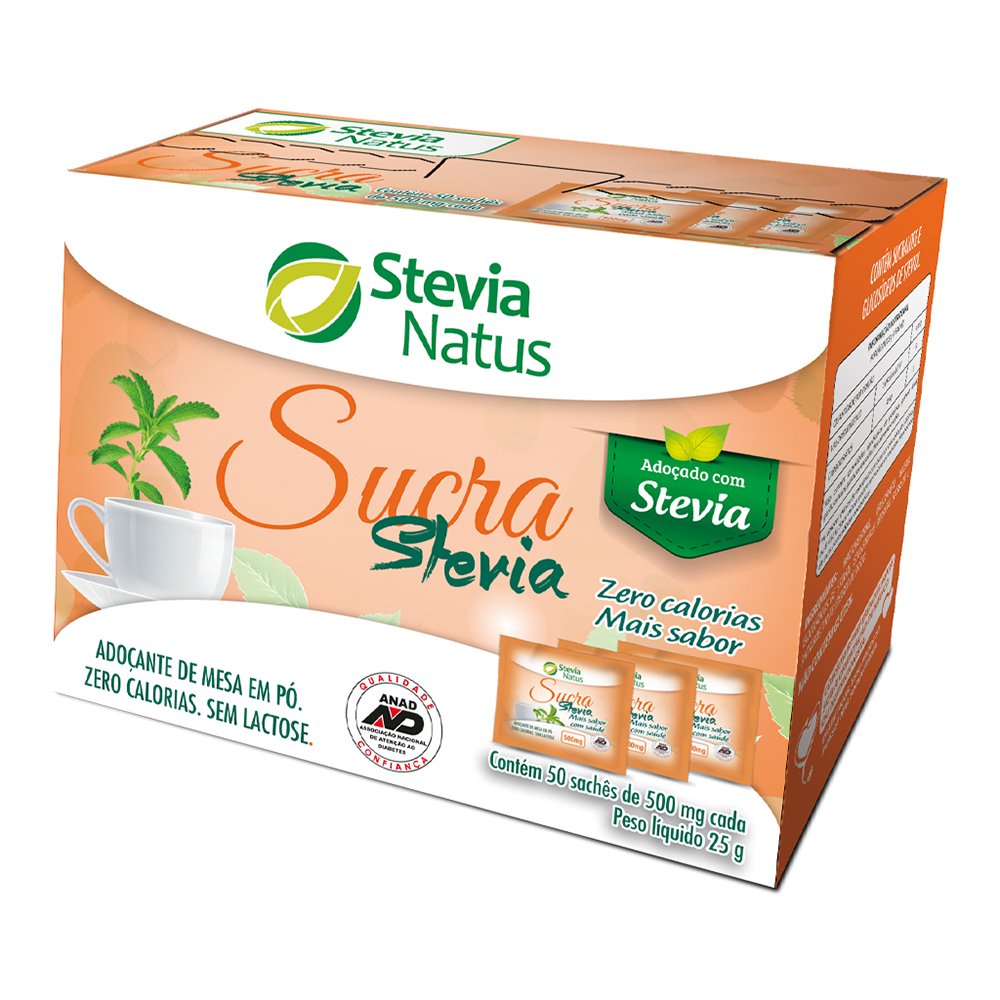 Sucra Stevia Sache Display 12X50X0,5g