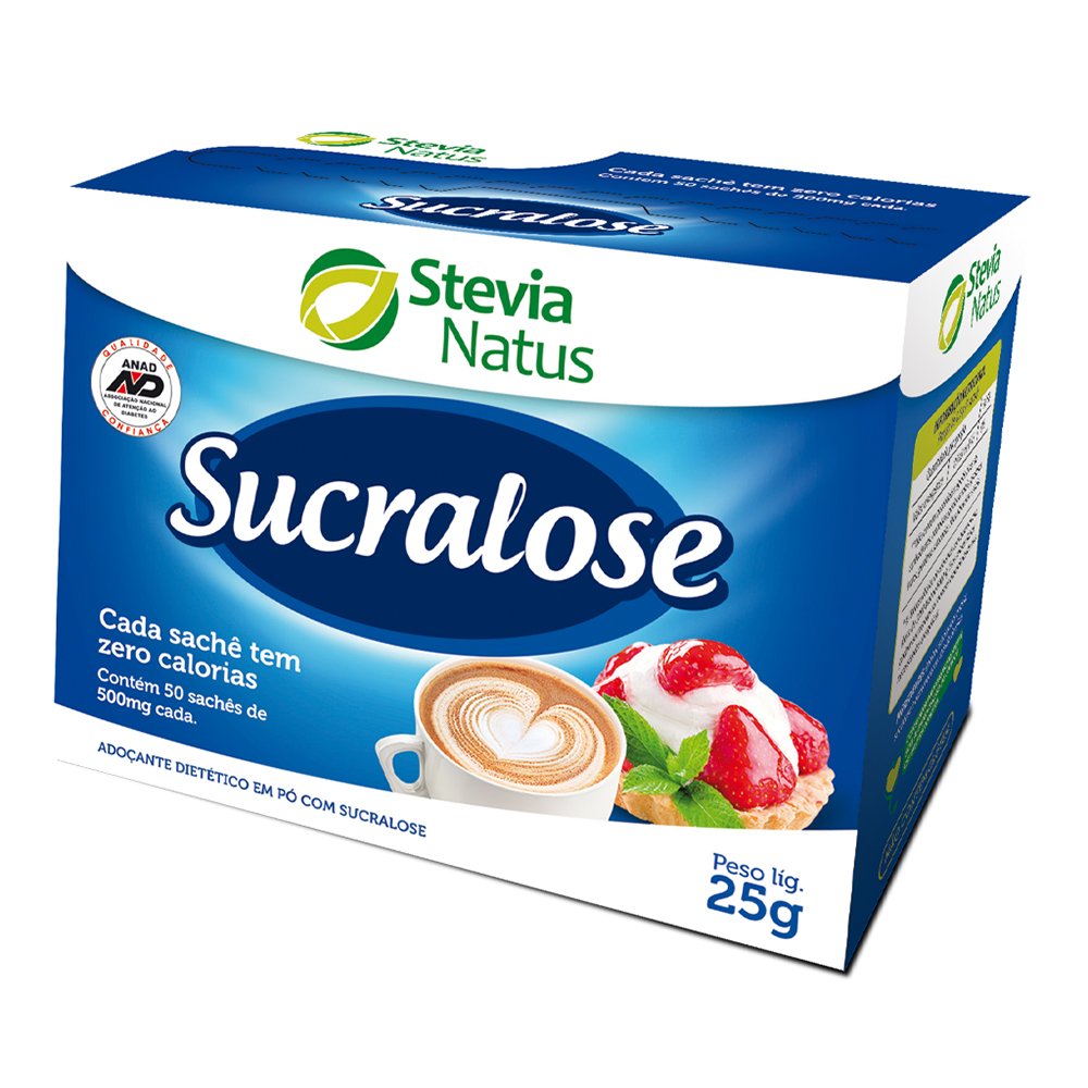 Sucralose sachê Display 12X50X0,5g | Martins Atacado
