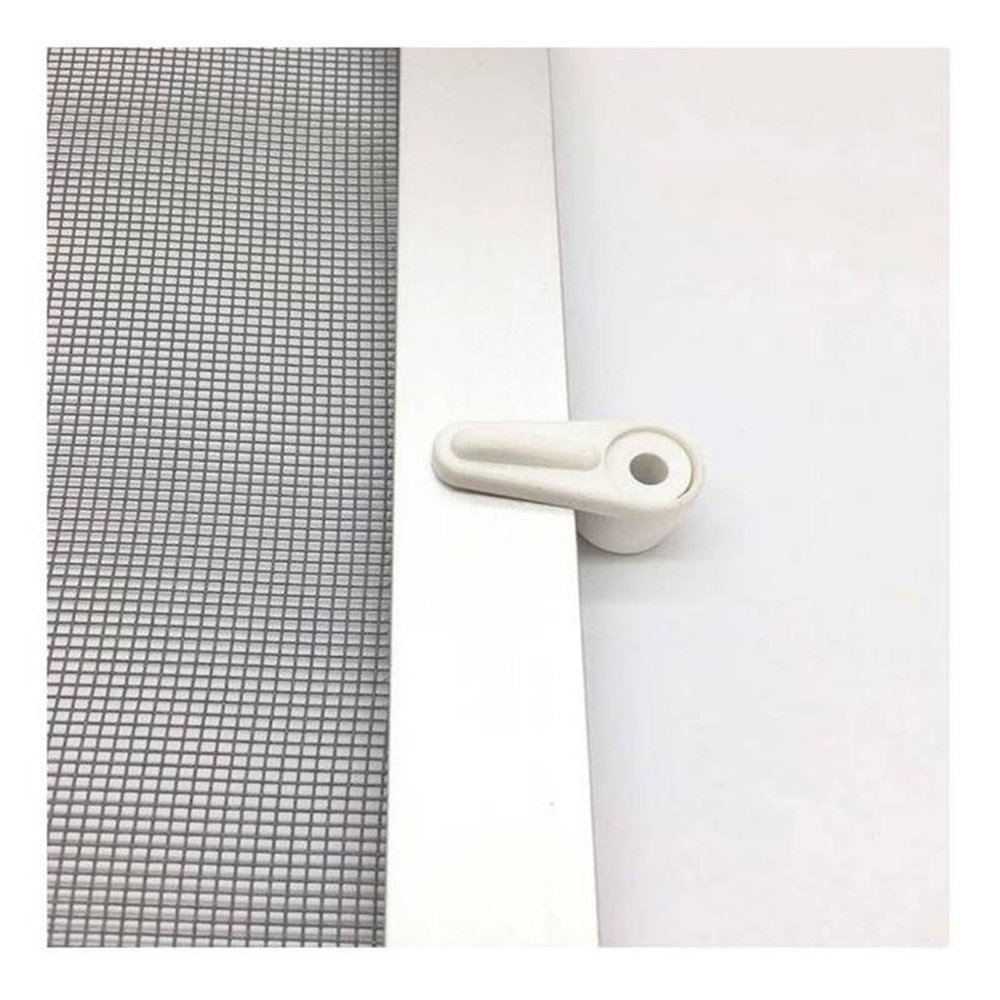 Tela mosquiteira 80X160 cm com perfil natural - kit completo