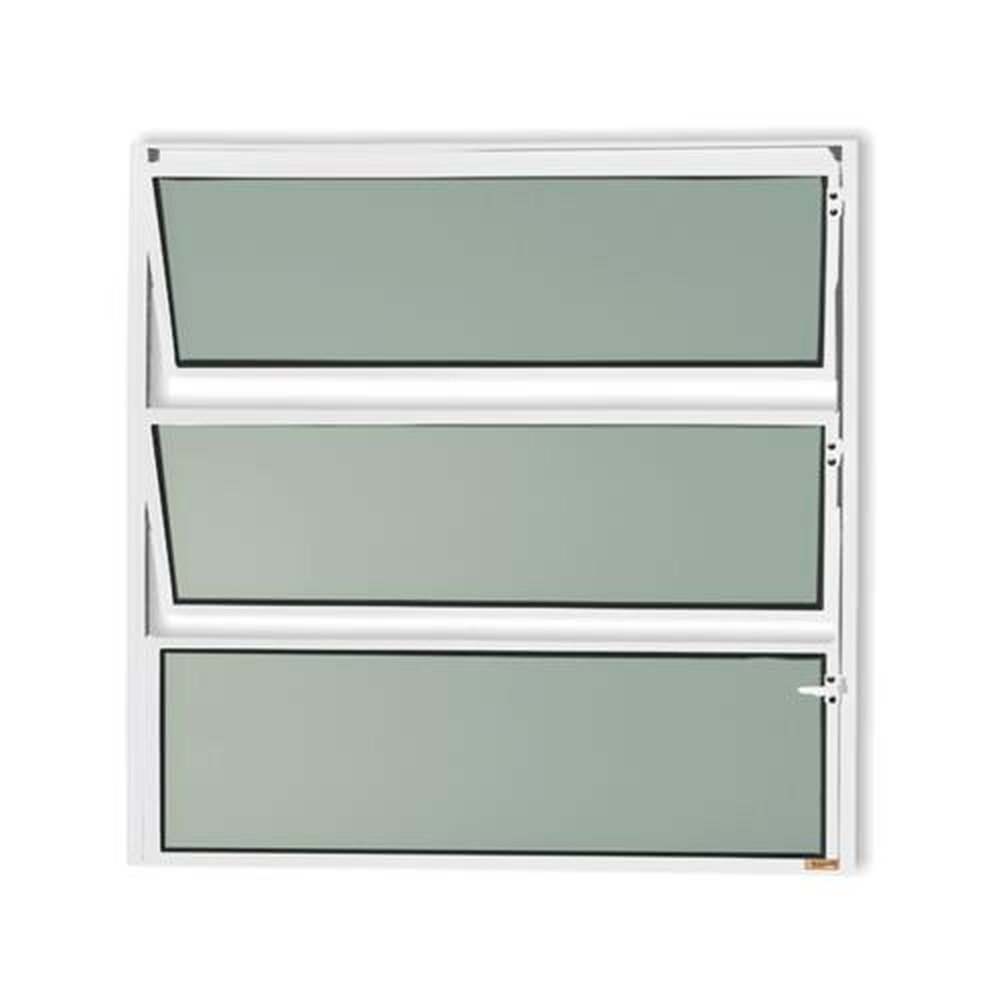 Basculante 60 X 60 Master Vidro Boreal Branco Brilhante