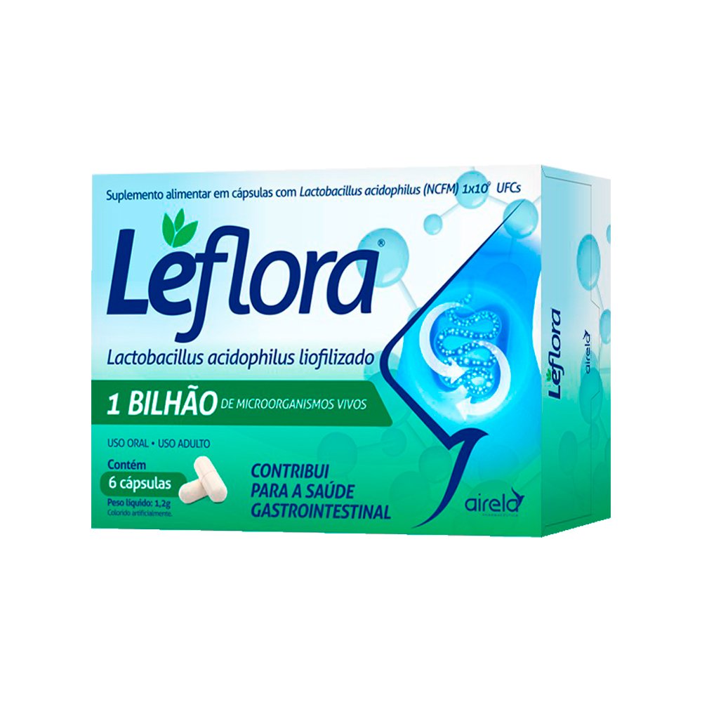 Leflora Airela Lactobacilos 6 Capsulas