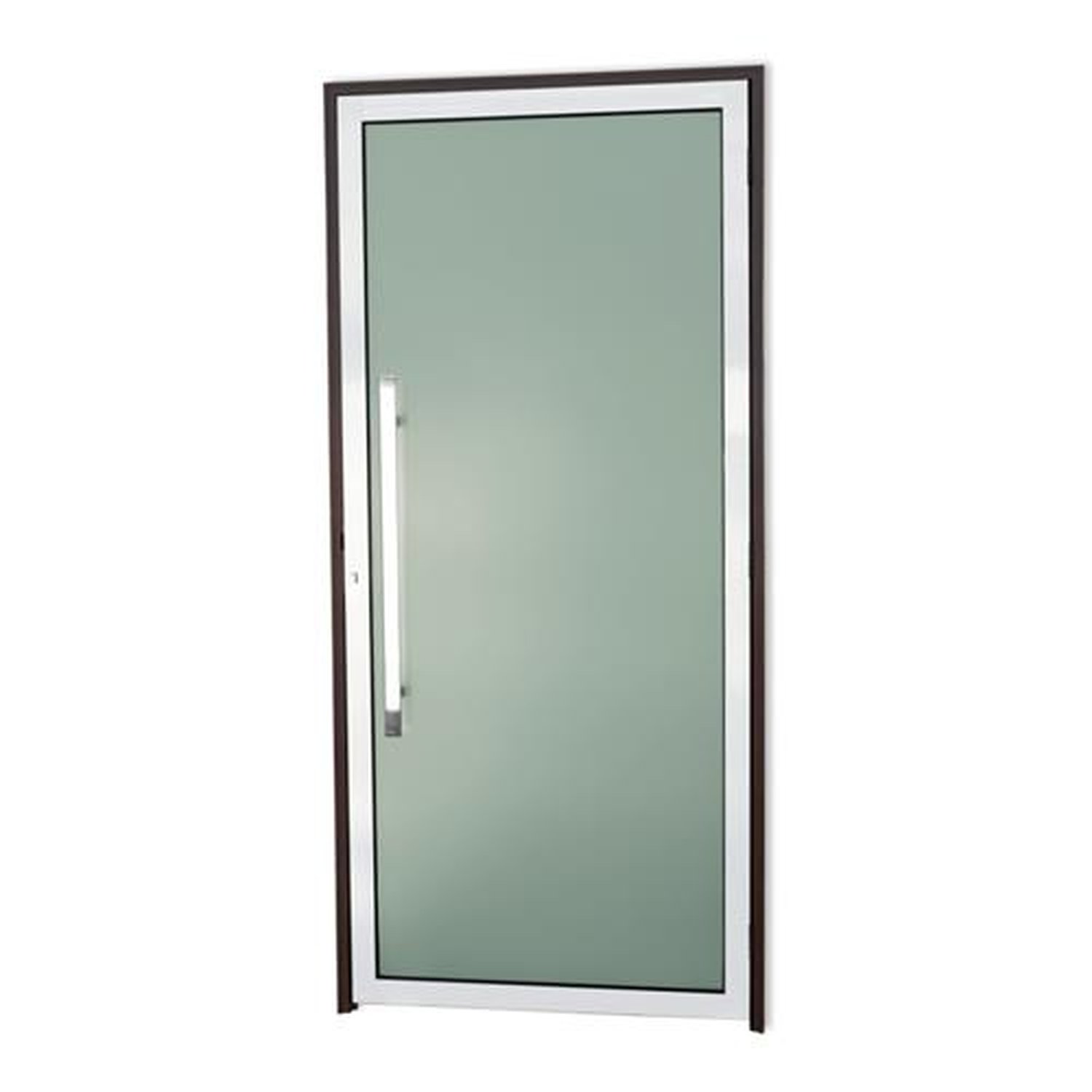 Porta Murano com Puxador Lado Esquerdo Super Mix Corten 90