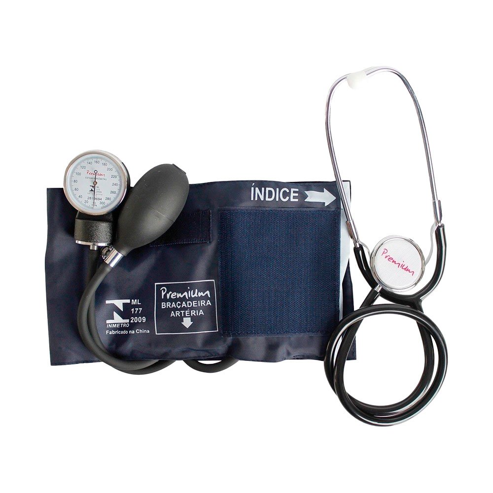 Esfigmomanometro Aneroide G Tech Premium Com Estetoscopio