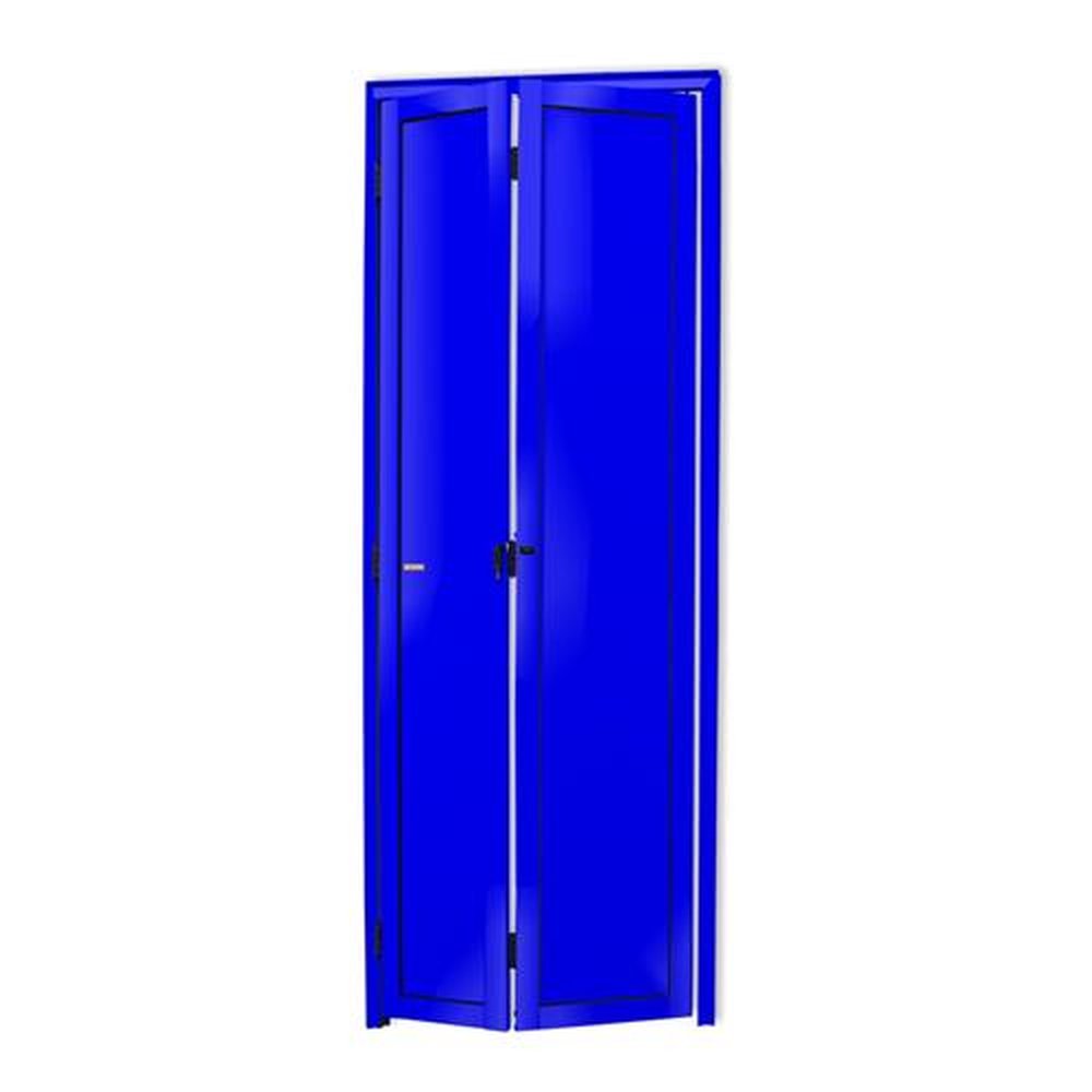 Porta Camarao Lambril Lado Direito Linha 25 Azul Brilhante 80
