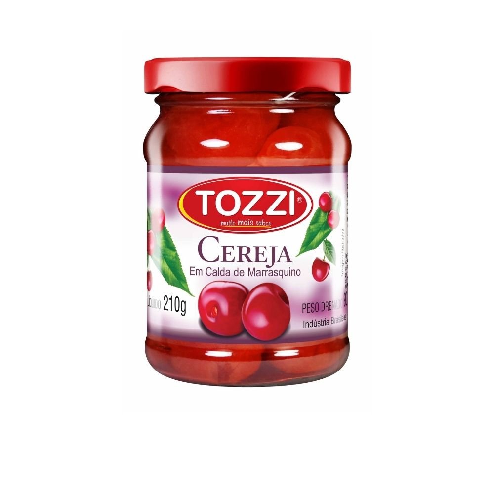 Cereja Em Calda Pote 90 G Tozzi Caixa 12X1