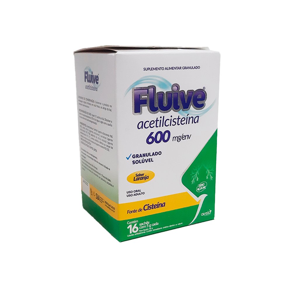 Fluive Airela Acetilcisteina 600mg 16 Saches