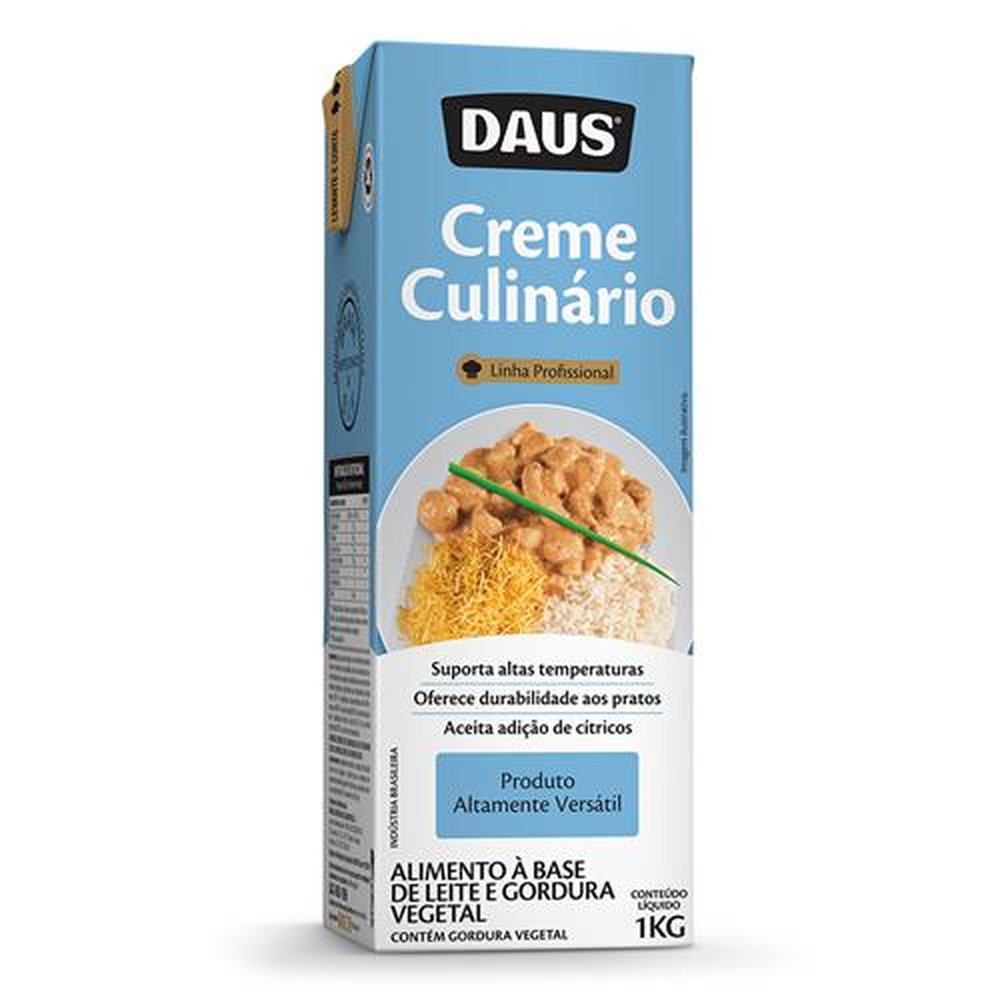 Creme Culinário Daus 1 KG