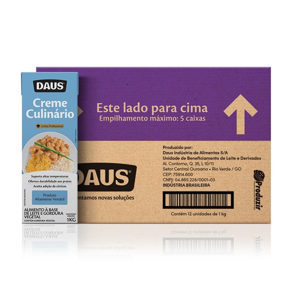 Creme Culinário Daus 1 KG