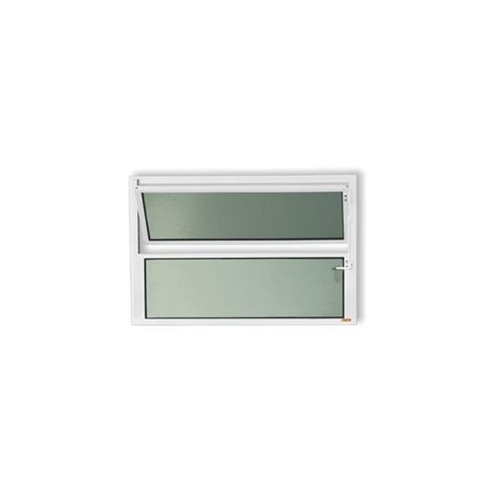 Basculante 40 X 60 Plus Vidro Boreal Branco Brilhante