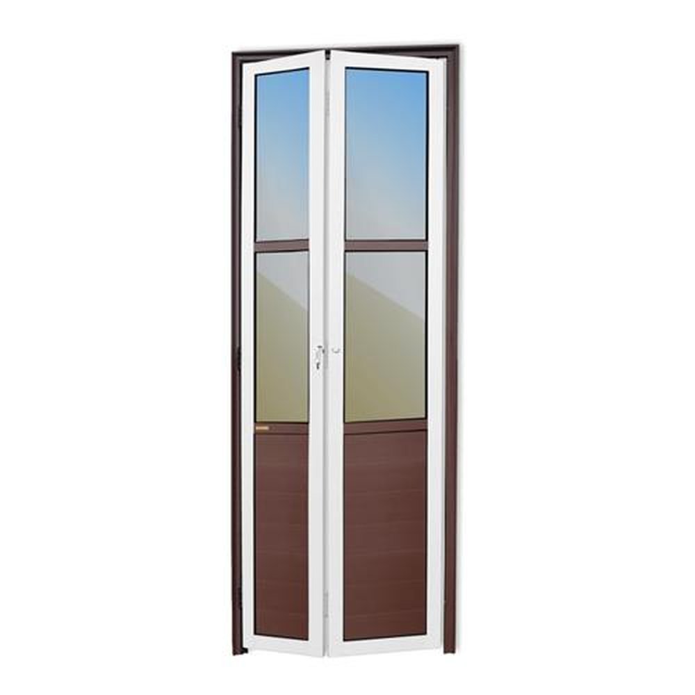 Porta Camarao Meia Lambril Meia Vidrao Lado Direito Linha 25 Mix Corten 70 Vidro Reflex