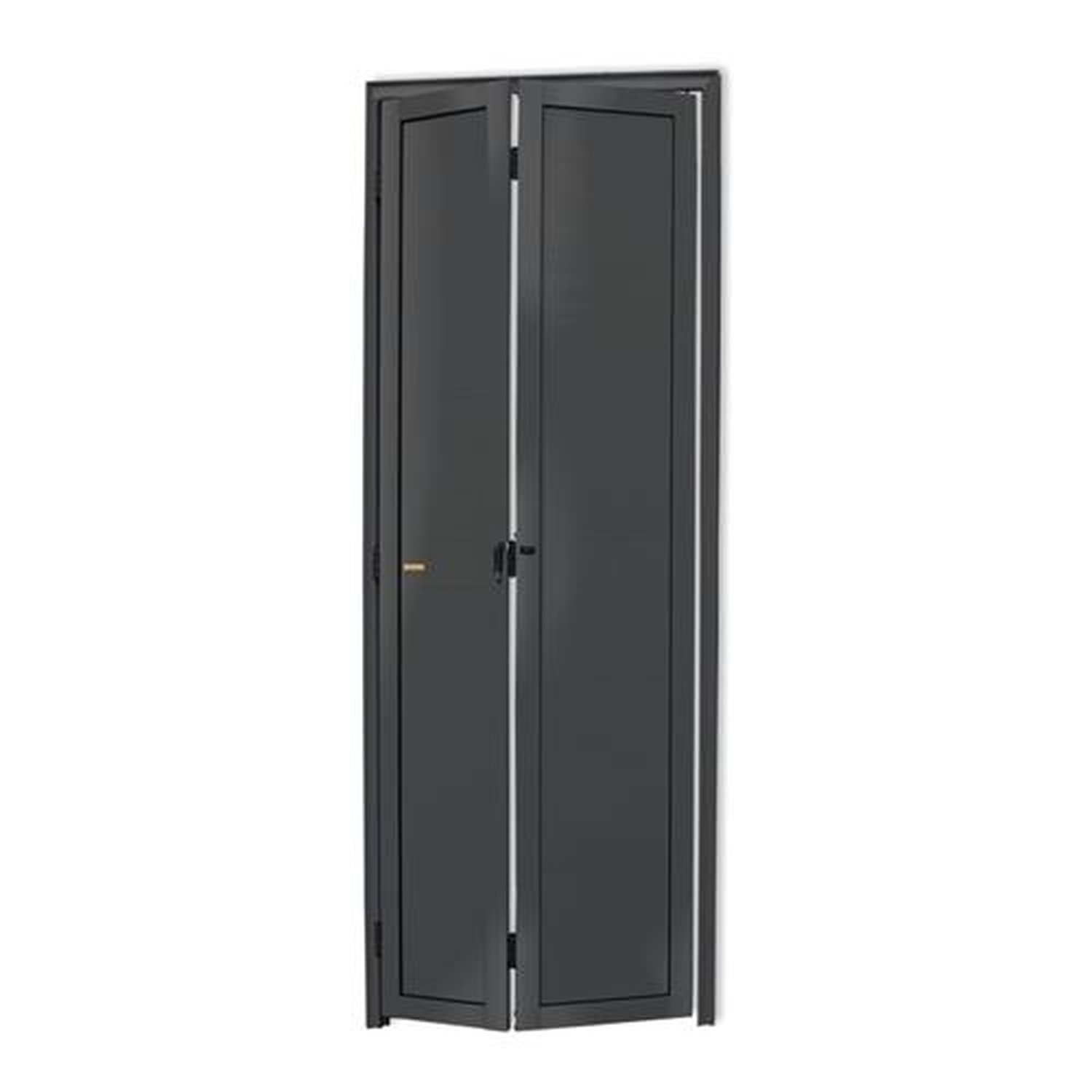 Porta Camarao Lambril Lado Direito Linha 25 Cinza Acetinado 60