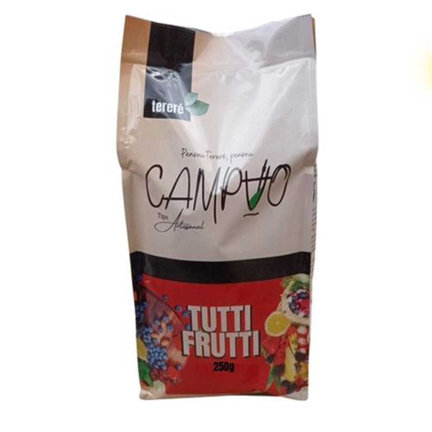 Tereré Campão Artesanal Tutti Frutti 250g - Embalagem com 20 unidades.