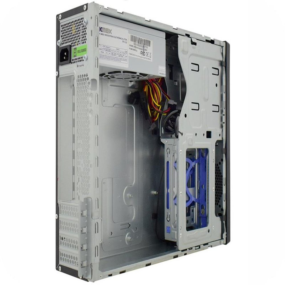 Gabinete Toolless Com Fonte TFX 300W USB 3.0 2.0 Sensor Intrusão Modelo GM-07S4 K-Mex